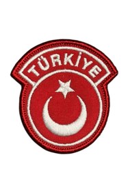 Resim Ex Patch Kore Savaşı Türk Askeri Türkiye Kol Peç Patch - 6x6 cm 