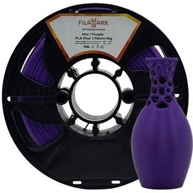 Resim Filamark Pla Plus Filament Mor 1.75mm 1kg-4229 
