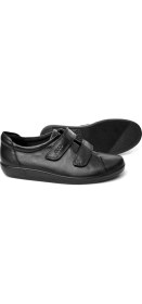 Resim Ecco Siyah Kadın Oxford / Ayakkabı 20651356723 Ecco Soft 2.0 Black Wıth Black Sole 