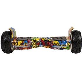 Resim Smart Balance Hummer Elektrikli Hoverboard Kaykay Off Road Grafiti Desenli 