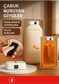 Resim ATLT ATLANTİS UV IŞINLI TAŞINABİLİR ELBİSE KURUTUCU PORTATİF ASKILI KATLANABİLİR ÇAMAŞIR KURUTMA MAKİNESİ 