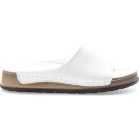 Resim Fast Step Deri Kadın Dolgu Topuk Terlik 972ZA309 