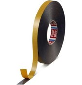 Resim Tesa 62932 Çift Taraflı Pe Köpük Bant Siyah 50 M 19 MM 
