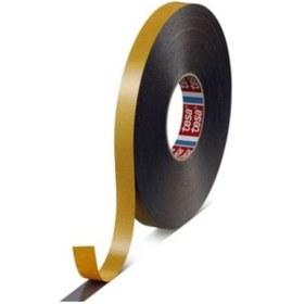 Resim Tesa 62932 Çift Taraflı Pe Köpük Bant Siyah 50 M 19 MM 
