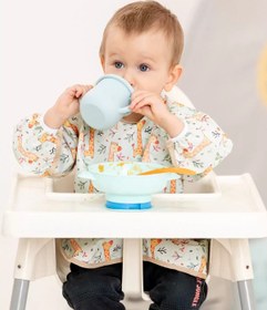 Resim ANP MODA TASARIM Sıvı Geçirmez Zürafa Desenli Aktivite - Mama Önlüğü 