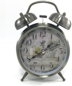 Resim SUME Dekoratif Çalar Saat Ev Ofis Aksesuar Nostaljik Işıklı Masa Saati MS104 