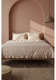 Resim Milagros Ballet Çift Kişilik %100 Pamuklu Nevresim Seti - 4 Parça Çeyiz Seti Pembe 