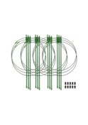 Resim Zcjb 3292 Paket 3 Ayarlanabilir Destek Halkalı 18 İnç Bitki Destek Kafesi -123010 