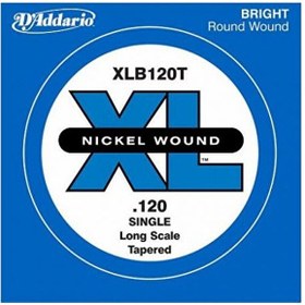 Resim D'Addario XLB120T Tek Bas Gitar Teli (120T) 