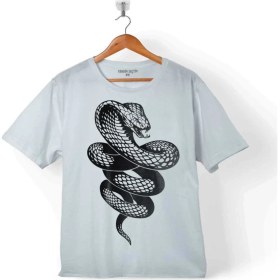 Resim Kendim Seçtim Kral Kara Kobra Yılan Kıng Black Snake Cobra Çocuk T-Shirt 