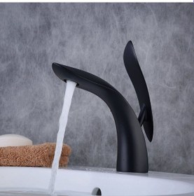 Resim Fause Lavabo Bataryası Leaf Siyah Klb103-B 