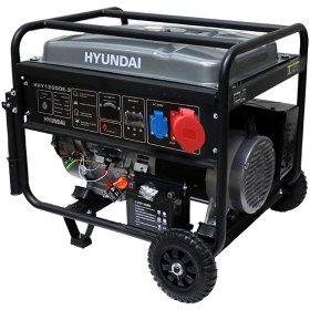 Resim Hyundai HHY12000E-3 Trifaze Benzinli Jeneratör 10 Kw 380V Marşlı 27L Bakır Sargı 