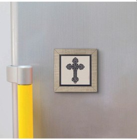 Resim Haç Baskılı Mdf Magnet 7x7 131 