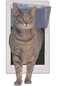 Resim SkyGOO Perfect Pet kedi kapısı, teleskopik çerçeveli, yumuşak, 17,8 x 28,6 cm, boyut M revify 827927 