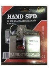Resim Sfd 70 Mm Yassı Asma Kilit Kepenk Kilidi 
