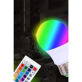 Resim Renk Değiştiren 16 Farklı Renkte 9W Beyaz Kırmızı Yeşil Mavi Tasarruflu LED Ampul 
