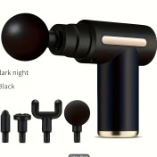 Resim Tüm Aksesuarları Dahil, Derin Doku Rahatlatma İçin Tasarlanmış, Kompakt Yüksek Torklu Masaj Tabancası, USB Şarj Edilebilir, Şık Renk Tasarımı ve Ergonomik Kolu ile, Sırt ve Boyun Rahatlatma İçin Güçlü Bir Motor ile Donatılmıştır. 