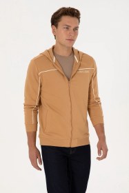 Resim U.s. Polo Assn. Erkek Camel Hırka Örme 50315746-vr015 CAMEL 