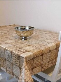 Resim Elyaflı Pvc Muşamba - Desenli Silinebilir Masa Örtüsü 02mrl159a Renkli 