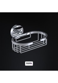 Resim Duxxa Natura Rozetli Oval Tel Sabunluk A.1109 Krom 