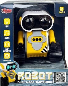 Resim Vardem Uzaktan Kumandalı Full Fonksiyon Şarjlı 2.4g Robot-araba Sarı Renksiz 