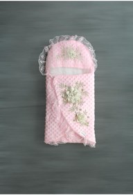 Resim Kundak Kruvaze Gül Bahçesi Kız Bebek Klasik Pembe Ps9933 2-knd 45200 