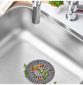 Resim Yuvarlak Süzgeç - Lavabo Süzgeci - Küvet Süzgeci Çok Renkli 