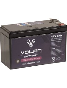 Resim Volan Battery 12 Volt 9 Ah (Amper) Kuru Akü 