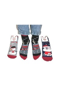 Resim Milenawear By Milena YILBAŞI NOEL HAVLU ÇOCUK SOKET ÇORAP 3 LU SET UNİ 