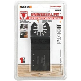 Resim Worx WA5012 Çok Amaçlı Raspalama Makinası İçin 35x40 MM Ahşap Fiberglas PVC Universal Kesme Bıçağı 