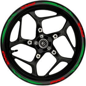 Resim Ogec Worx DİO kırmızı yazılı yeşil reflektif pençe şeritli 