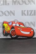 Resim Kızıl Gök Seat Uyumlu Şimşek McQueen Vantuzlu Pleksi Çizgi Film Karakteri Cam süsü (1 Adet) 