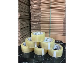 Resim Aybaş Kağıtçılık Koli Bandı , Yapışkanlı 6'Lı Koli Bant 