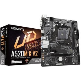 Resim ELEKTRİK DOKTORU Gigabyte A520M-K V2 Ddr4 5100Mhz 1Xvga 1Xhdmi 1Xm.2 Usb 3.2 Matx Am4 (Amd Am4 5000/4000 /3000 Seris 