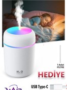 Resim Wair Teknoloji 300 ml H2O Ultrasonik Ledli Hava Nemlendirici Buhar Makinesi Ve Aroma Difüzörü 