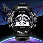 Resim Cloud011 Siyah Macera Gece Parlayan Kronograf Ve Tarihli Spor Saati Diğer 