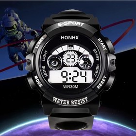Resim Cloud011 Siyah Macera Gece Parlayan Kronograf Ve Tarihli Spor Saati Diğer 