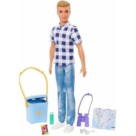 Resim Barbie Ken Kampa Gidiyor Oyun Seti HHR66 