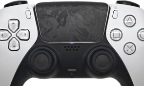Resim Luck&Link PlayStation 5 Dualsense/Edge ile Uyumlu Dokunmatik Yüzey Koruyucu PS5 Dualsense/Kenar Geliştirilmiş Doku Kaplama (Dövme Karbon Fiber-Siyah, PS5DualSense (2 adet) 