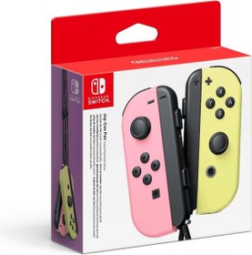 Resim Nintendo Switch Pastel Pembe - Sarı Joy-Con 2'li Controller 