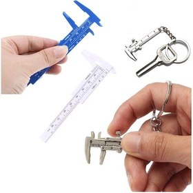 Resim 80Mm Plastik Kumpas Ve Metal Mini Anahtarlık Kumpas Seti 