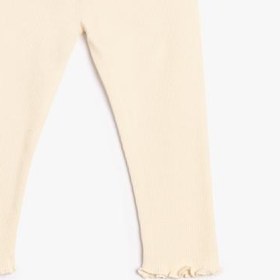 Resim Kız Bebek Basic Tayt Kaşkorse Fırfırlı Beli Lastikli Pamuklu 