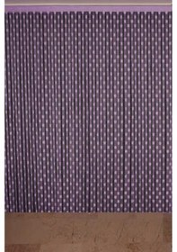 Resim Puanlı Model Lila Renk Hazır Ip Perde 300x280 Cm 