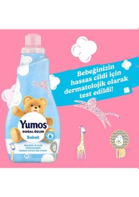 Resim Doğal Özler Konsantre Çamaşır Yumuşatıcısı Bebek 1200 Ml 50 Yıkama 4 Adet 