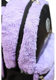 Resim Monte Lui Mnt3637 Peluş Sırt Çantası Mor Çok Renkli 