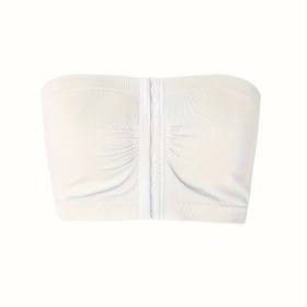 Resim Kadınlar için Ön Kapatma Push-Up Kaldırma Sütyeni - Çelik Olmayan, Dikişsiz Tasarım, Bej, Rahat Giyim İçin Uygun, Rahat İç Çamaşırı | Dikişsiz Sütyen | Rahat Uygunluk 