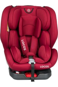 Resim locos 360 Derece Dönebilen İzofix Destekli (0-36) kg Çocuk Oto Koltuğu Bordo 