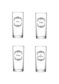 Resim Paşabahçe 4'lü Muhabbet Iyi Dilek Rakı Bardağı 200 Cc Rakı Kadehi Seti 4'lü 