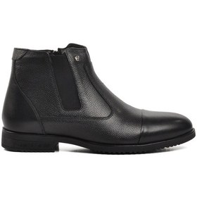 Resim Pierre Cardin Siyah Hakiki Deri Erkek Bot 