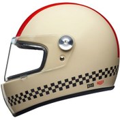 Resim X.g100r Fınısh Lıne Krem-kırmızı Kask 
